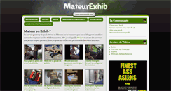 Desktop Screenshot of mateurexhib.com